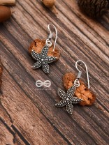 The Cute Little Starfish Hooks - Tiny Trinket Earrings