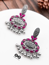 The Intricate Artistry (Hot Pink) - The Embellished Oxidised Collection