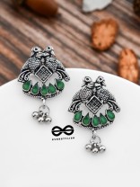 A Vintage Artwork - Emerald Green - The Embellished Oxidised Collection