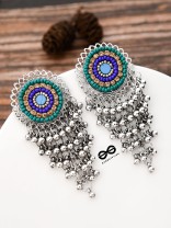 The Beaded Intricate Mesh - The Oxidised Boho Collection