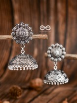 The Ethnic Statement Makers - Oxidised Boho Earrings