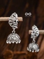 The Simply Artistic Peacock Jhumis