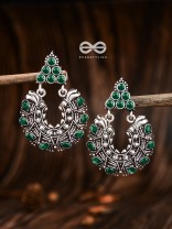 An Intricate Shimmer (Emerald Green) - The Embellished Oxidised Collection