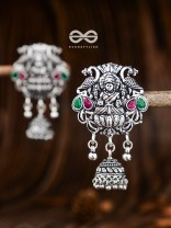 The Divine Goddess (Ruby-Emerald) - Embellished Oxidised Collection