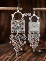 The Embellished Trunk Floral Mesh - The Oxidised Boho Collection