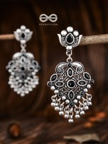 The Geometric Statement Makers (Onyx Black) - Embellished Oxidised Collection