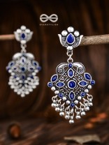 The Geometric Statement Makers (Sapphire Blue) - Embellished Oxidised Collection