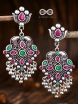 The Geometric Statement Makers (Emerald-Ruby) - Embellished Oxidised Collection