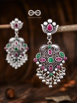 The Geometric Statement Makers (Emerald-Ruby) - Embellished Oxidised Collection