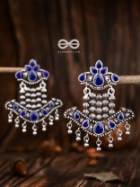 The Statement Makers (Sapphire Blue) - Embellished Oxidised Collection