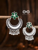 The Floral Moon - Emerald Green - The Embellished Oxidised Collection