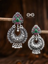 The Droplet Motifs - Ruby Emerald - The Embellished Oxidised Collection