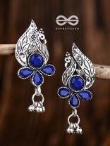 The Boho Peacocks (Sapphire Blue) - The Embellished Oxidised Collection