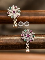 The Embellished Whirlwind (Ruby- Emerald) - The Melodious Ghungroo Collection