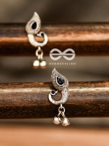 The Vintage Peacocks (Onyx Black) - The Melodious Ghungroo Collection