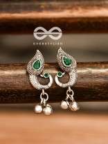 The Vintage Peacocks (Emerald Green) - The Melodious Ghungoo Collection