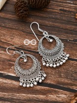 The Bohemian Motifs - Oxidised Boho Earrings