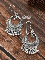 The Bohemian Motifs - Oxidised Boho Earrings