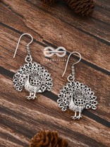 The Fanning Peacocks - Tiny Trinket Earrings