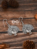 The Fanning Peacocks - Tiny Trinket Earrings