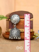 The Intricate Sophistication - Oxidised Boho Earrings