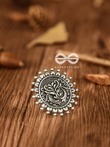 The Vintage Artistic Sun - Oxidised Boho Ring