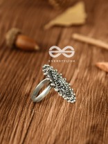 The Vintage Artistic Sun - Oxidised Boho Ring