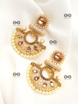 The Marvellous Meenakari Collection - Mehr Earrings - Pink