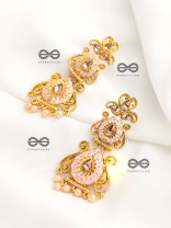 The Marvellous Meenakari Collection - Kiara Earrings - Pink