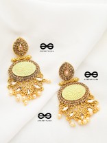The Marvellous Meenakari Collection - Riva Earrings - Green