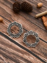 The Cute Florals - Oxidised Boho Studs