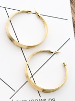 The Layered Oversized Hoops - Golden