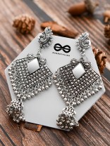 The Artistic Delight - Oxidised Boho Earrings