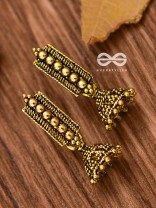 The Bohemian Delight (Golden) - Tiny Trinket Earrings