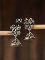 The Little Butterfly Jhumkis - Tiny Trinket Earrings