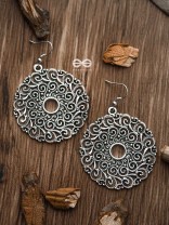 The Mystical Motifs - Oxidised Boho Earrings