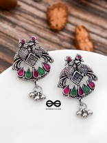 A Vintage Artwork - Ruby Emerald - The Embellished Oxidised Collection