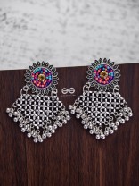 The Criss Cross Sun (Multicoloured) - The Embroidered Oxidised Collection