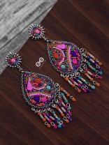 The Mesmerising Intricacy (Multicoloured) - Embroidered Oxidised Collection