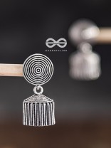 The Hypnotic Statement Jhumkis - Oxidised Boho Earrings