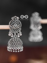 The Absolute Boho - Oxidised Statement Jhumkas