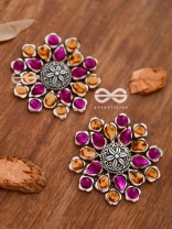 The Bohemian Marvels (Orange-Pink) - Embellished Oxidised Collection
