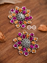 The Bohemian Marvels (Orange-Pink) - Embellished Oxidised Collection