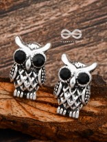The Little Embellished Owls - Tiny Trinket Earrings