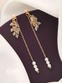 The Double Layered Jaw droppers - Elegant Statement Earrings