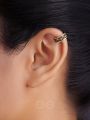 The VINTAGE WONDERLAND - Golden Adjustable Earcuff (One Ear)