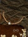 Pearl-Fectly Golden - Golden Layered Chain Bracelet