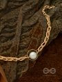 Pearl-Fectly Golden - Golden Layered Chain Bracelet