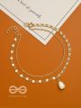 Pearlbound- Double Layer Golden Pearl Anklet