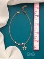 Star-Struck- Golden Beads Anklet